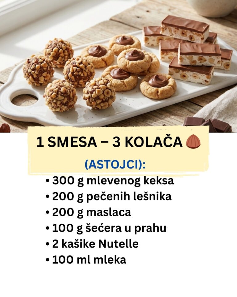 Lešnik Trio: 1 Smesa – 3 Kolača (Luksuzni Ferero Ukus)