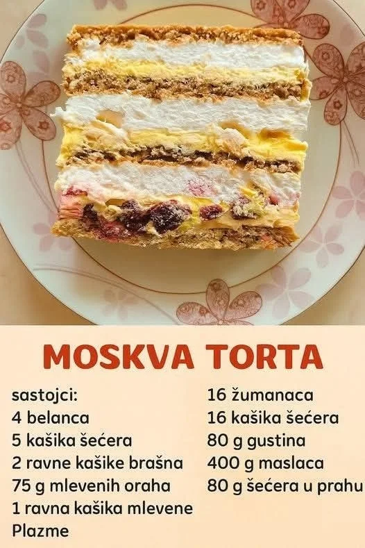 MOSKVA TORTA – kraljica svečanih trpeza