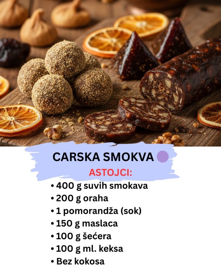 Carska Smokva: 1 Smesa za 3 Vrste Kolača (Bez Kokosa)