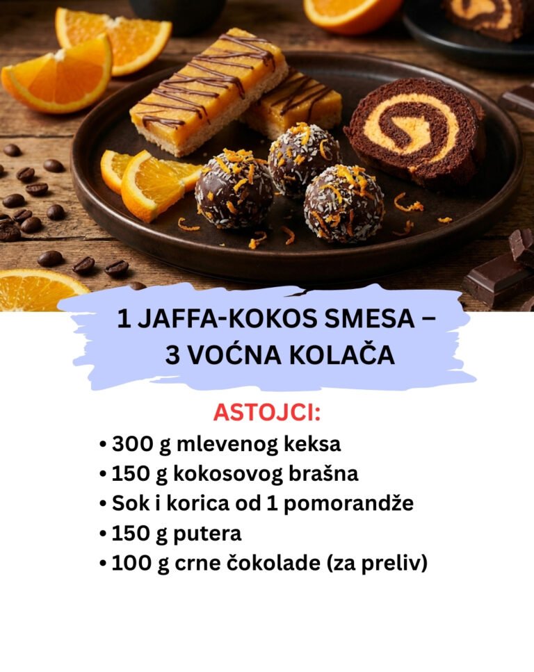 Jaffa Kokos Kolači: Najlepši Spoj Pomorandže i Čokolade (Recept)