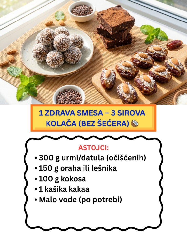 Zdravi Kokos Kolači od Urmi: Recept Bez Šećera i Pečenja (Recept)