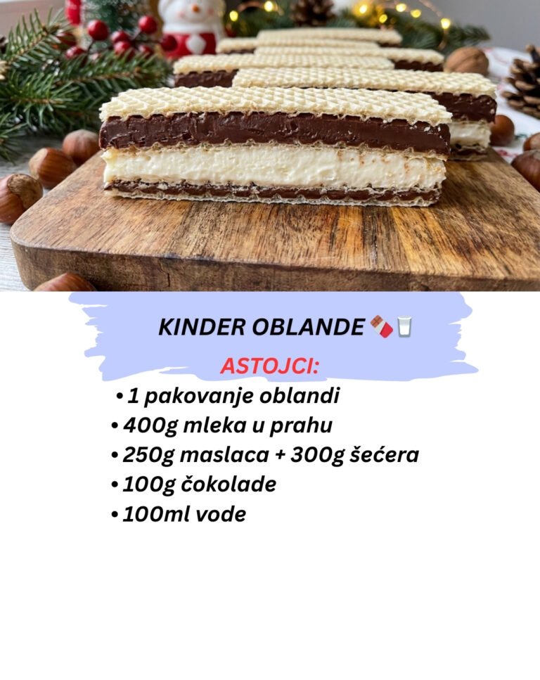 Kinder Oblande: Najlepši Recept sa Mlekom u Prahu (Ukus Detinjstva)