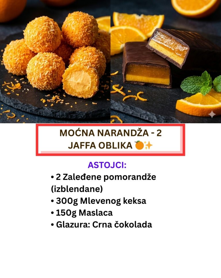 1 Smesa – 2 Jaffa Delikatesa: Moćna Narandža (Recept)