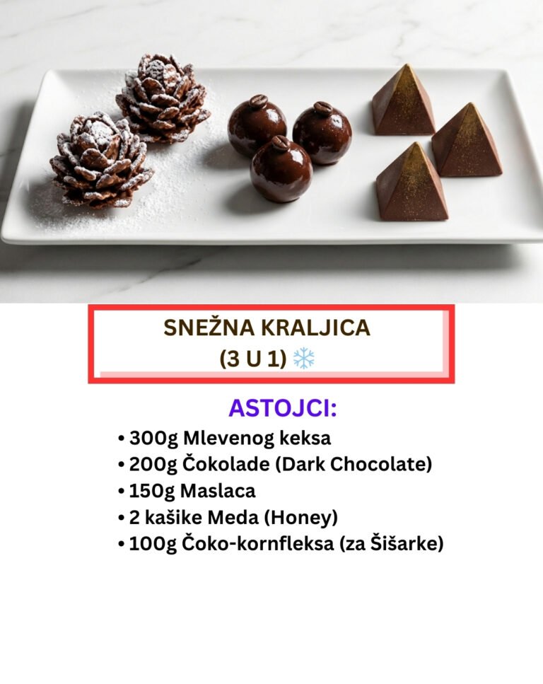 Čoko Šišarke Mix: 3 Vrste Zimskih Kolača od 1 Smese (Video)