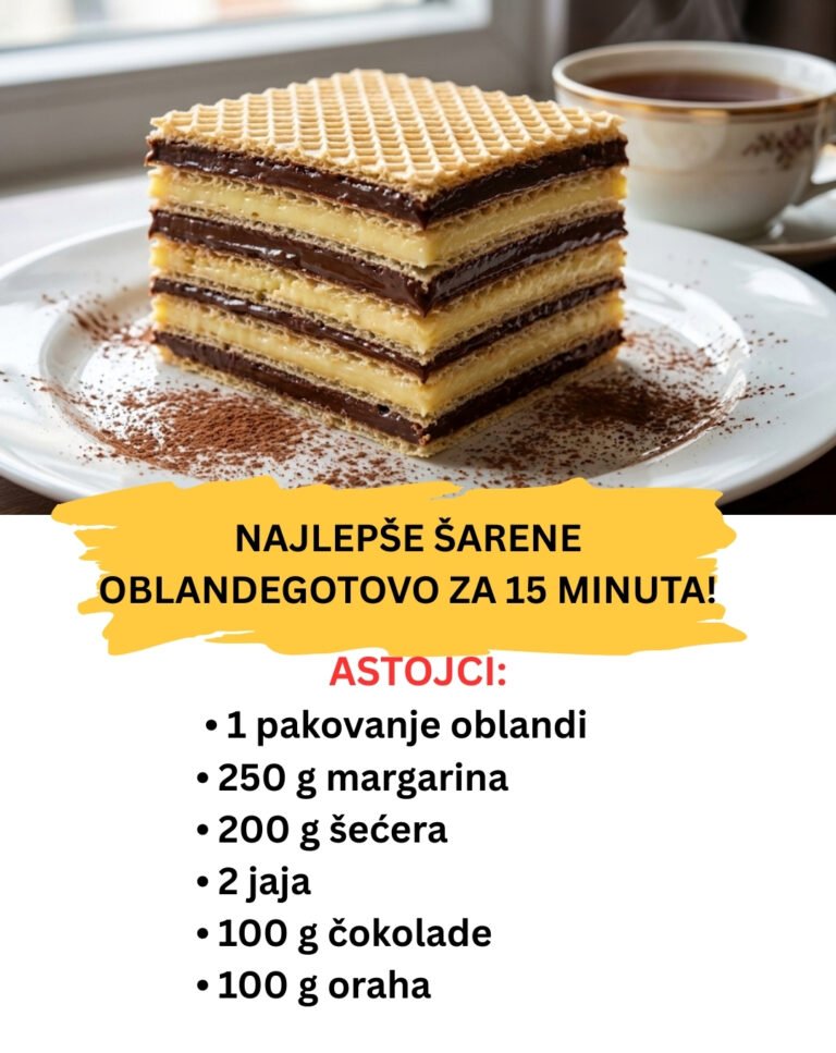 Title: Šarene Oblande (Dva Fila) – Najlepši Starinski Recept Korak po Korak