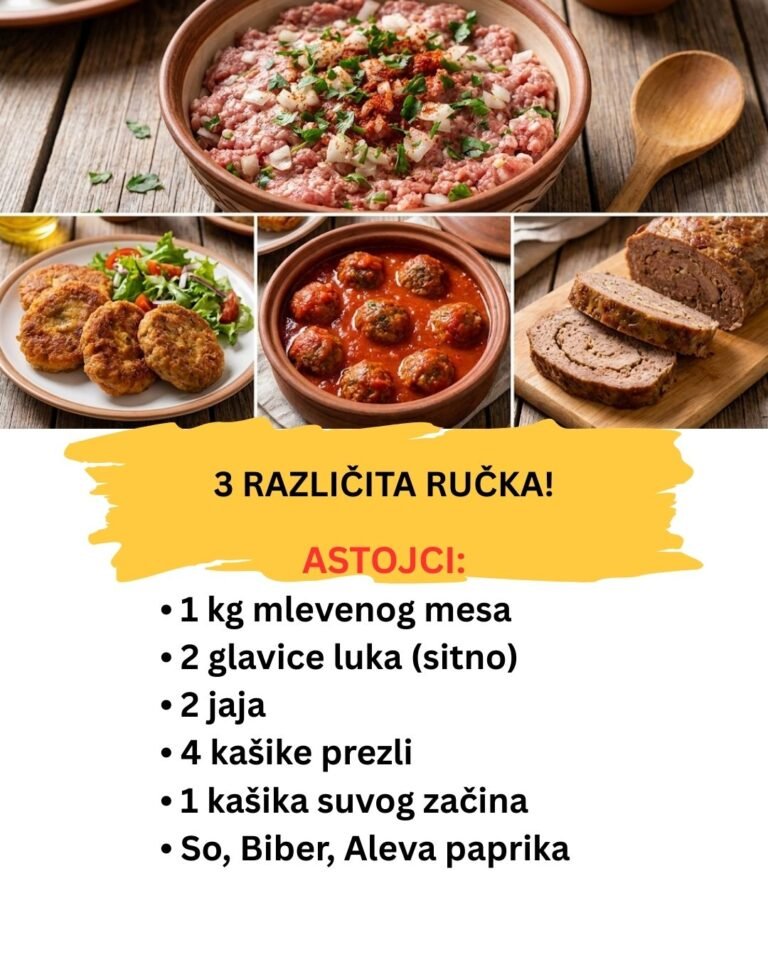 Naslov: Kako od 1 kg Mesa Napraviti 3 Ručka? (Tajna Univerzalne Smese koju Svaka Žena Mora da Zna)