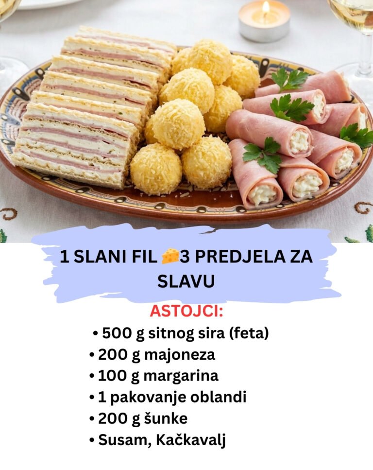 Slana Oblanda i Kuglice: 1 Fil za 3 Najlepša Slavska Predjela