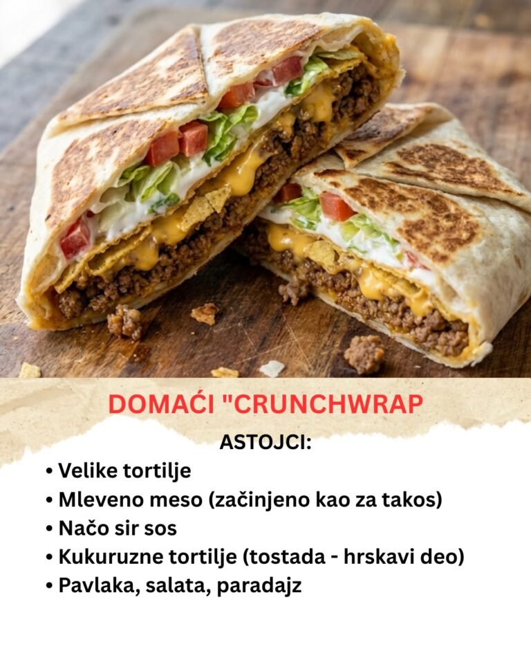 Domaći “Crunchwrap” – Hrskavo Zadovoljstvo u Svakom Zalogaju!