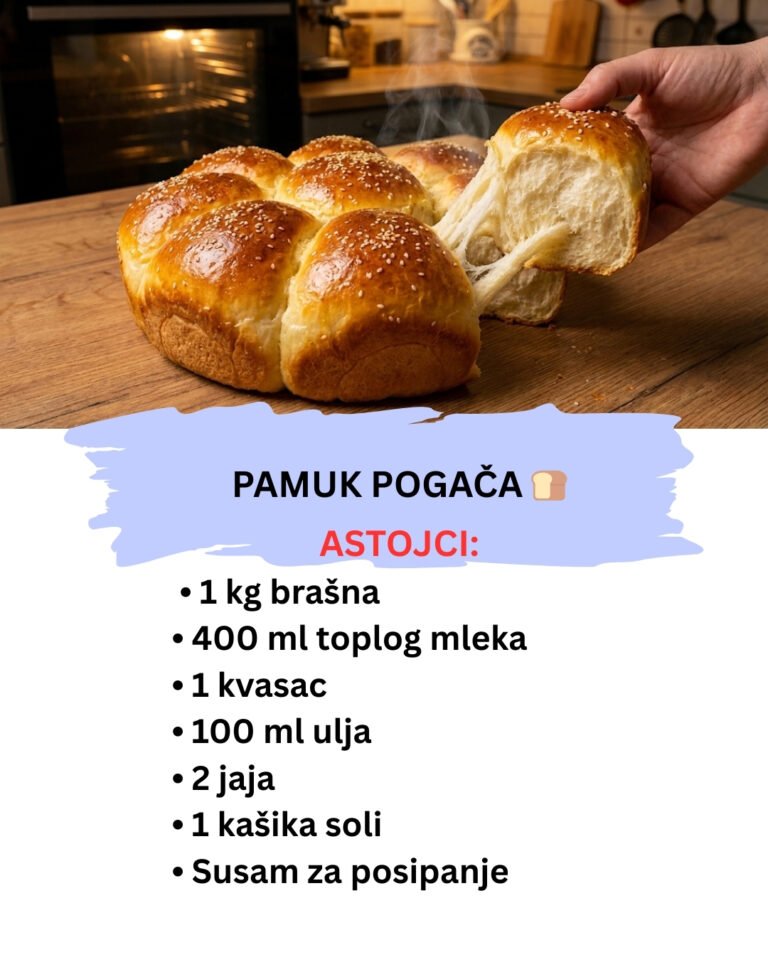 Pamuk Pogača “Cvet”: Najmekše Testo Koje Ste Ikada Probali (Video Instrukcije)