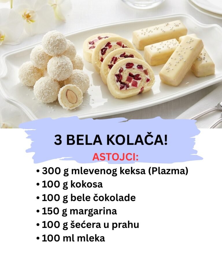 Bela Kokos Fantazija: 1 Smesa za 3 Luksuzna Kolača (Recept Koji Ne Može Da Omaši)