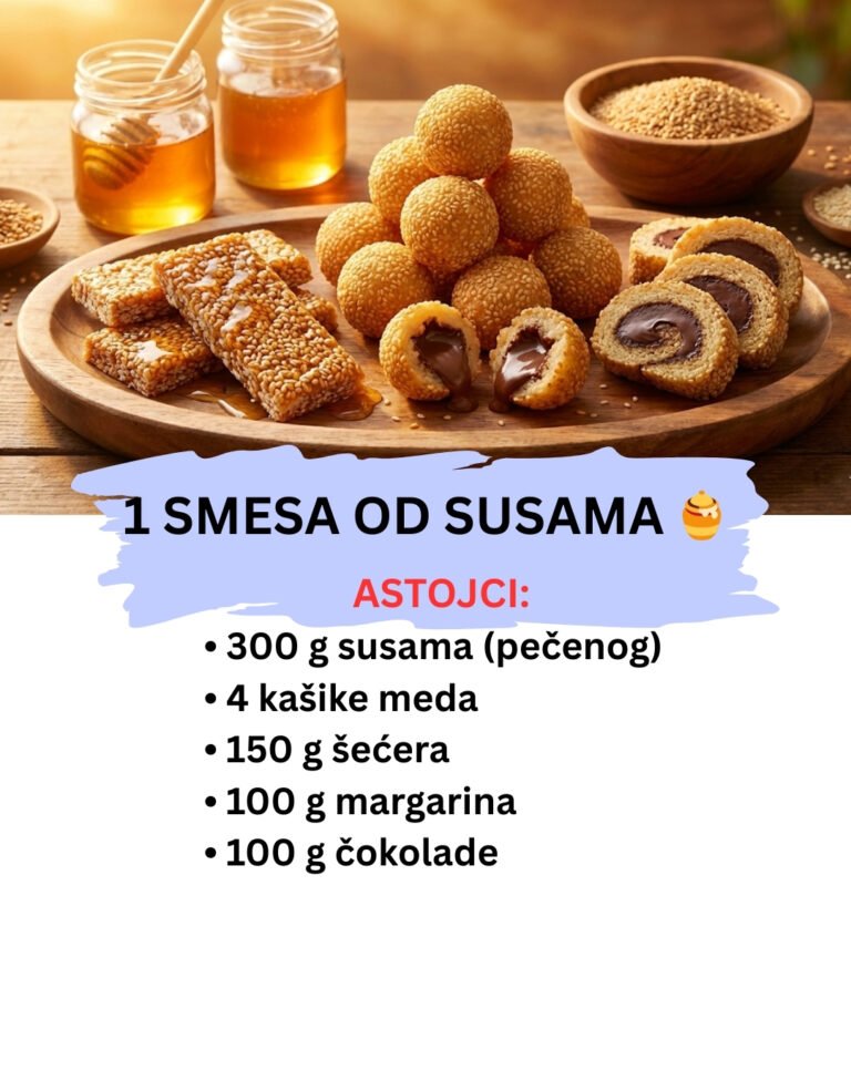 Zlatni Susam: 1 Smesa za 3 Hrskava Kolača od Meda (Posno i Zdravo)