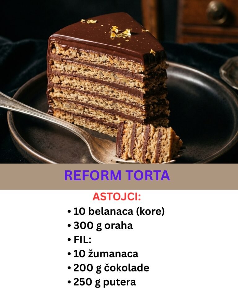 Reform Torta – Originalni Recept za Kraljicu Svih Torti (Bez Brašna)