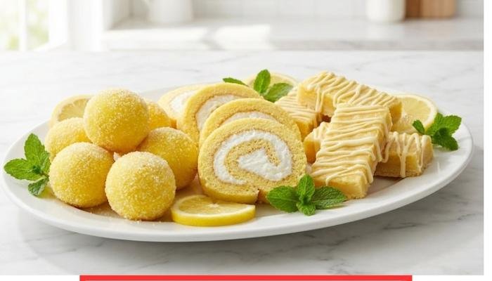 Savršen Limun Kokos Mix: Recept za 3 u 1 Poslastice