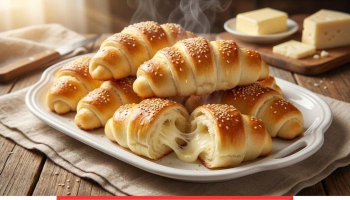 Mekane Pamuk Kiflice sa Sirom – Savršeno Pečene