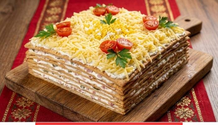 Recept za Savršenu Slanu Rozen Tortu sa Sirom i Šunkom