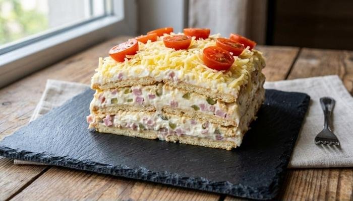 Slana torta od krekera: Brza priprema za 15 minuta