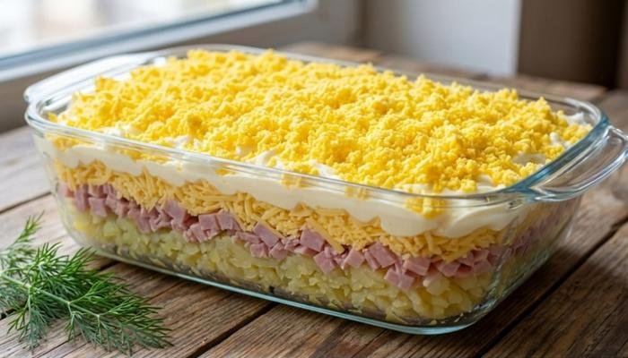 Mimoza Salata – Uživajte u Slojevima Ukusne Salate