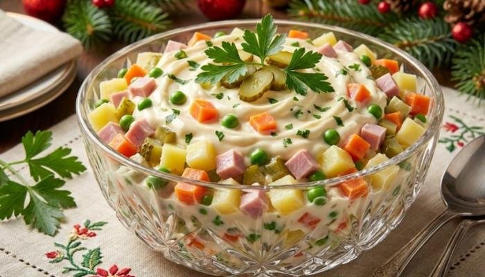 Autentična Ruska Salata – Tradicionalni Recept