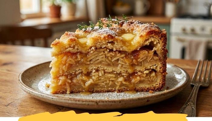 Sipana pita od jabuka (bez mešenja) – Jednostavan recept