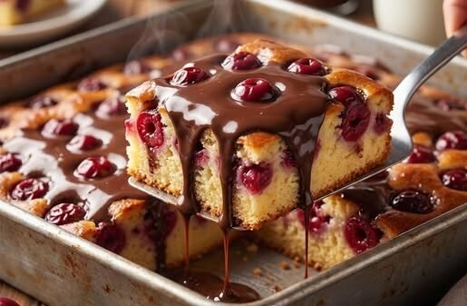 Sočni Kolač sa Višnjama i Čokoladom – Brzi domaći recept