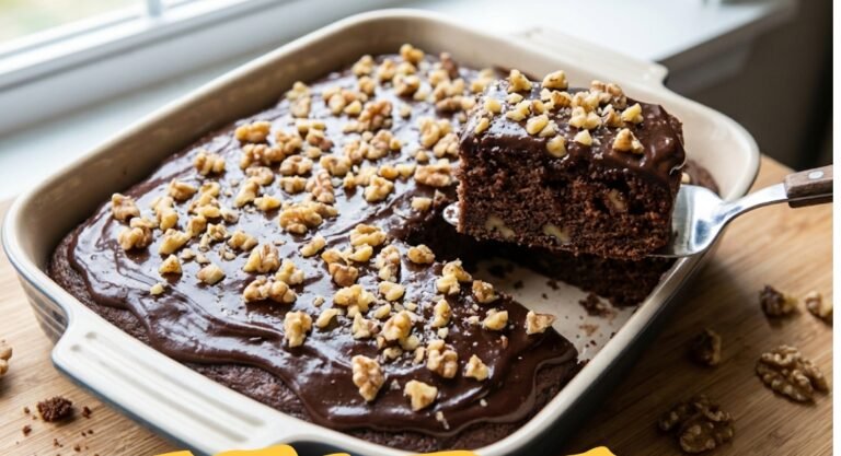 Čokoladne Kocke sa Orasima – Starinski recept na čaše