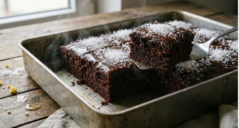 Crni kokos kolač na šolje – brz, sočan i jednostavan recept