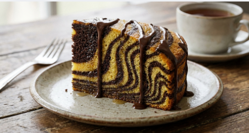 Zebra Griz Kolač (Na Čaše): Najlepša Šara u Svakom Zalogaju