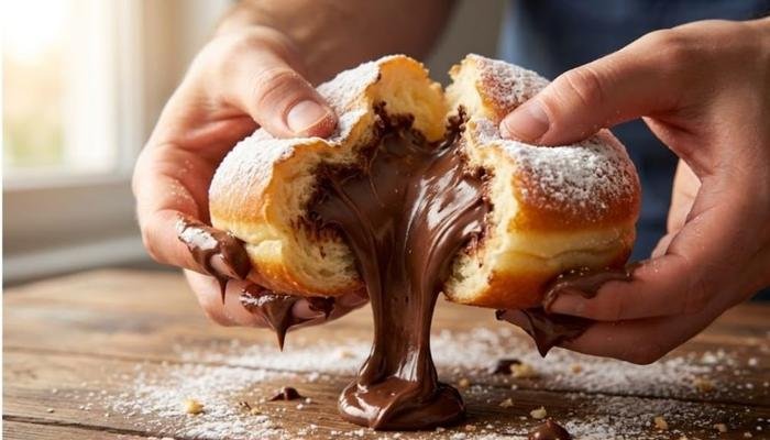 Irresistible Balkan Chocolate Donuts Recipe