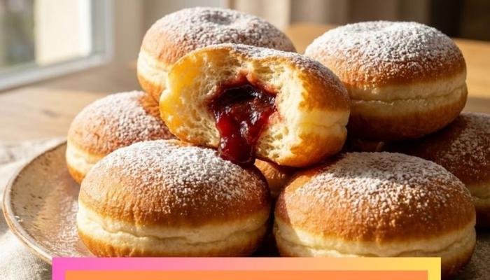 Delicious Balkan Stuffed Donuts Recipe