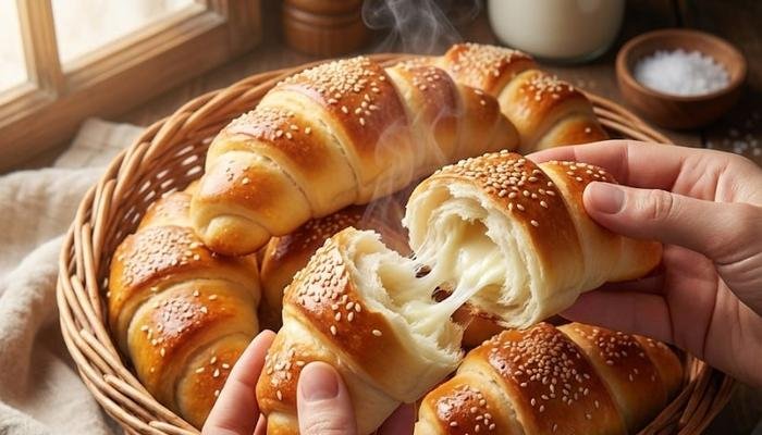 Savršene Pamuk Kiflice sa Sirom