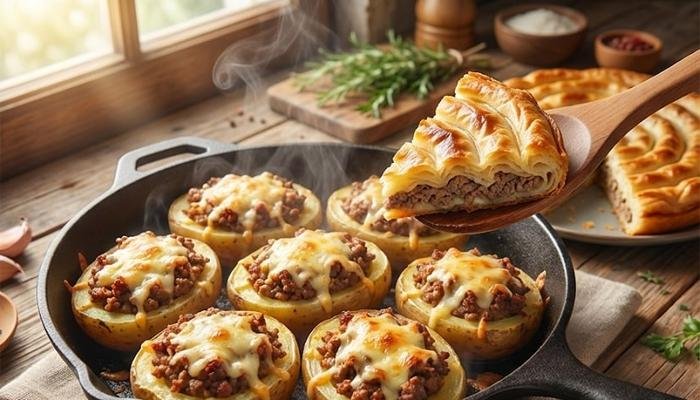 Savršeni Punjeni Krompir sa Mesom!