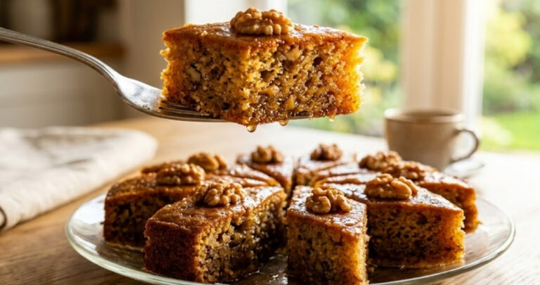 Sočna Ravanija Sa Orasima – Najbolji Recept Za Zaliveni Kolač