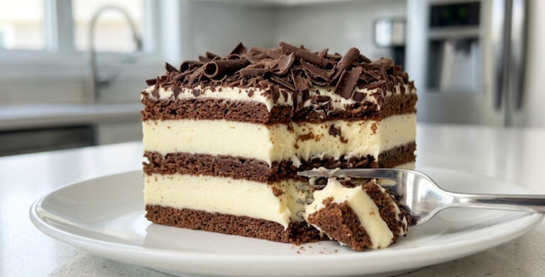 Puding Kolač sa Keksom – Brzi Recept Bez Pečenja