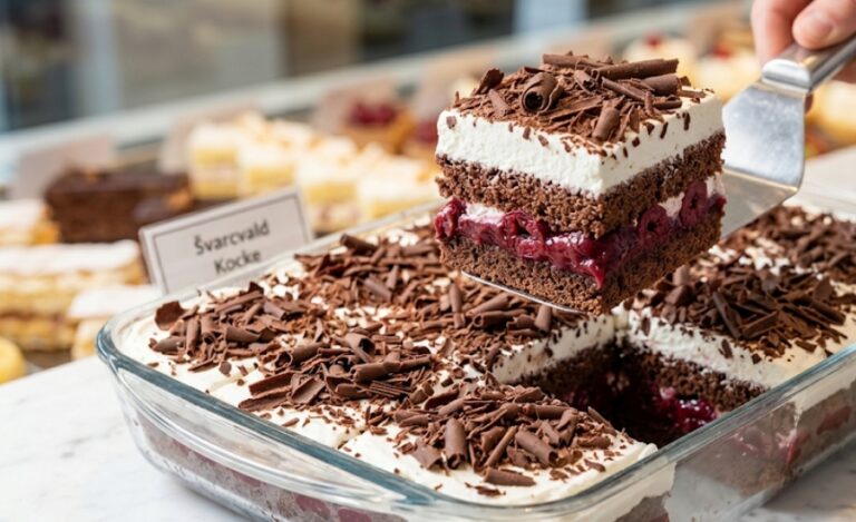 Švarcvald Kocke – Recept za Najsočniji Čokoladni Kolač sa Višnjama