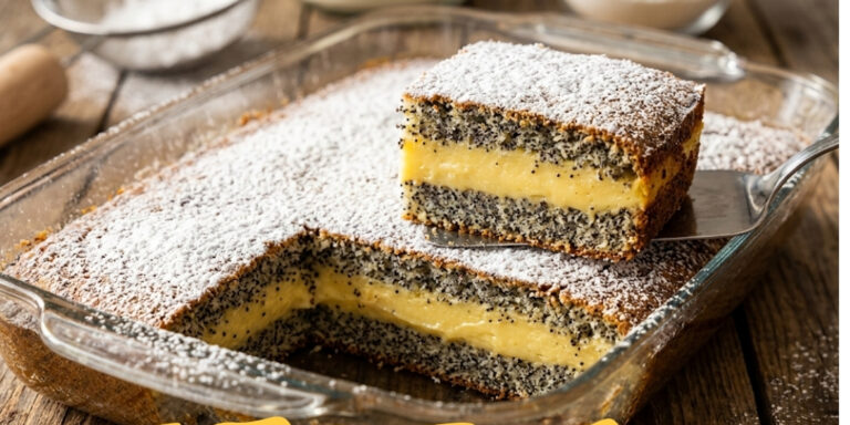 Kolač sa Makom i Vanilom – Brz i Sočan Recept na Čaše