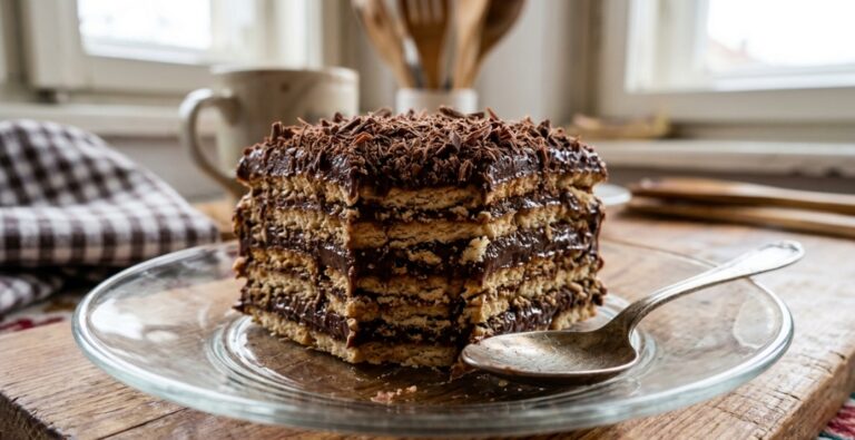 Brza Domaća Keks Torta – Recept za Čokoladnu Tortu Bez Pečenja