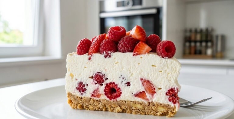 Plazma Voćna Torta – Brzi Recept Bez Pečenja sa Jagodama i Malinama