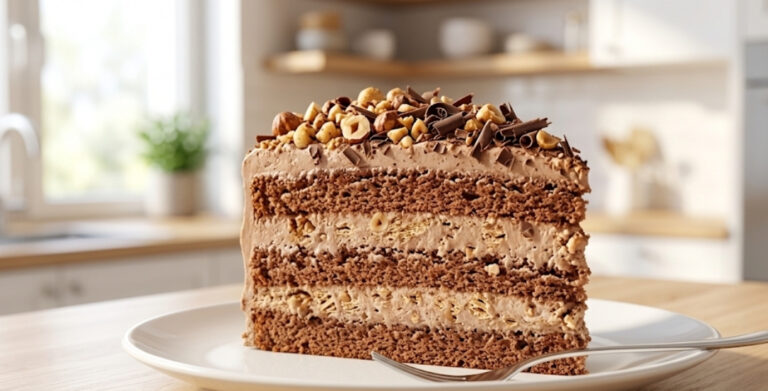 Ferero Torta – Originalni Recept sa Pečenim Lešnicima i Napolitankama