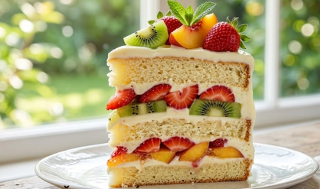 Osvežavajuća Vanila Torta sa Voćem – Savršen Recept