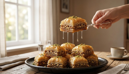 Domaća Baklava Sa Orasima – Savršen Recept Za Zaliveni Desert
