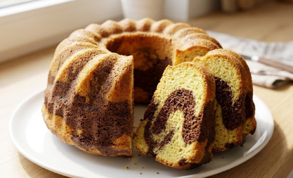 Starinski Mramorni Kolač – Najbolji Brzi Recept Za Kuglof