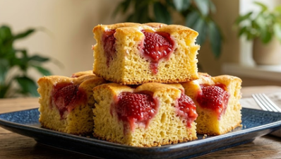 Žuti Kolač Sa Jagodama – Najbolji Brzi Recept