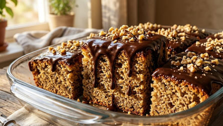 Sočni Kolač Sa Orasima I Čokoladom – Brzi Recept Iz Pleha