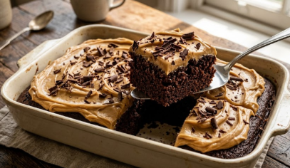 Sočni Kolač Sa Karamel Kremom – Brzi Recept Iz Pleha