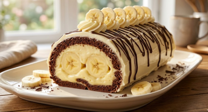 Kremasti Rolat Sa Bananama – Najbolji Brzi Recept