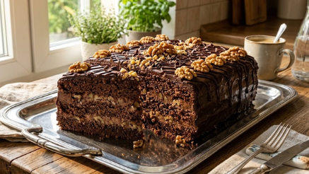 Raskošna Čokoladna Torta Sa Orasima – Najbolji Starinski Recept