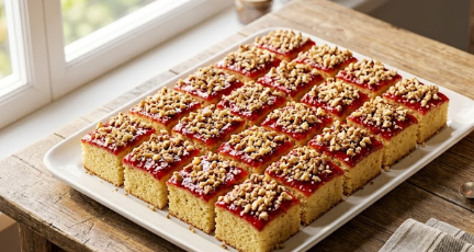 Brzi Kolač Sa Džemom I Orasima – Najbolji Starinski Recept