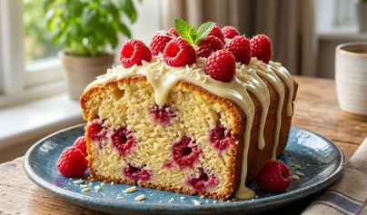 Sočni Kolač Sa Malinama I Belom Čokoladom – Brzi Recept