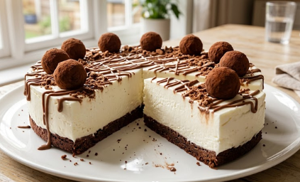 Kremasti Čizkejk Sa Čokoladnim Kuglicama – Najbolji Recept Bez Pečenja