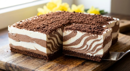 Mramorna Mus Torta Sa Čokoladom – Recept Za Zebra Kolač